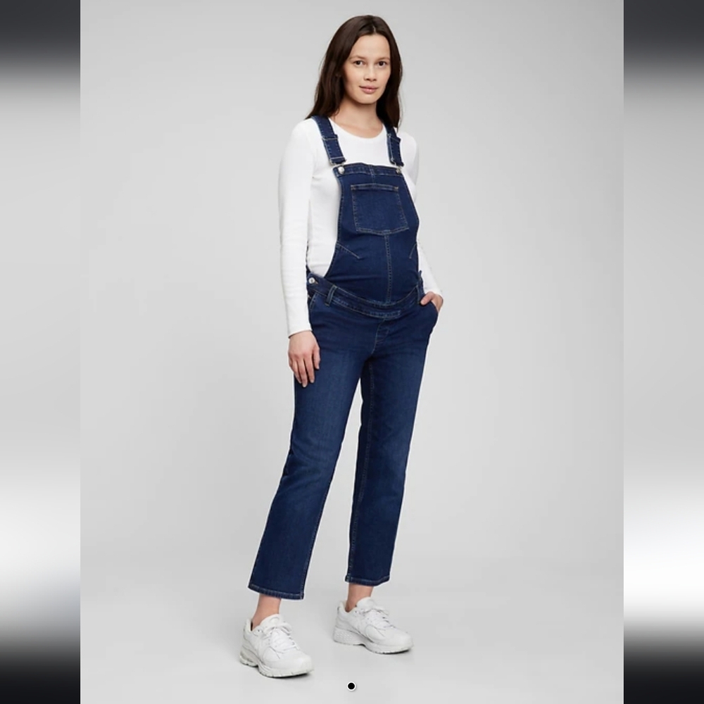 GAP Maternity Classic Blue Overalls